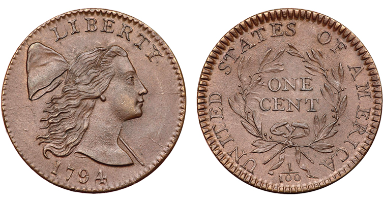 Coin Mintage. Liberty Cap Large Cent